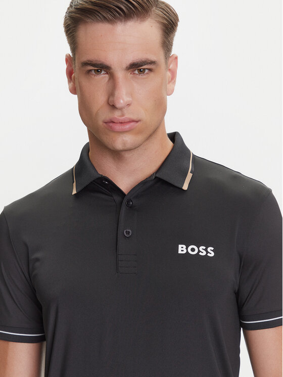 BOSS BOSS Polo Paul Pro 50506203 Negro Slim Fit