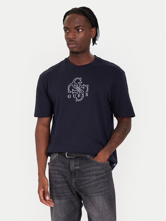 Guess Guess Camiseta M5BI76 I3Z14 Azul Relaxed Fit
