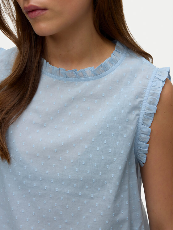 Vero Moda Vero Moda Top Trine 10342734 Azul claro Regular Fit