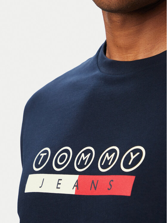 Tommy Jeans Tommy Jeans Camiseta Dna Play DM0DM23715 Azul marino Slim Fit