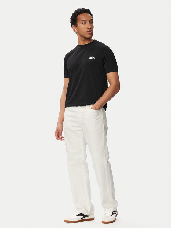 KARL LAGERFELD KARL LAGERFELD Camiseta 755781 563235 Negro Regular Fit