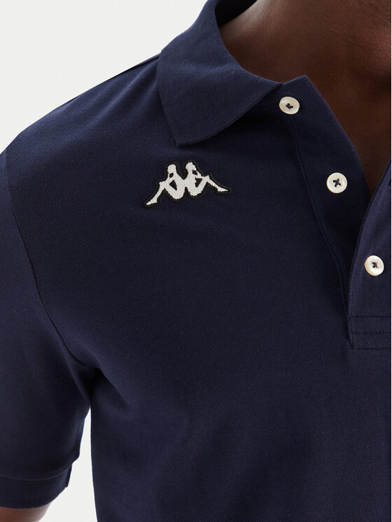 Kappa Kappa Polo Logo Sharas Mss 302B3D0 Azul marino Regular Fit