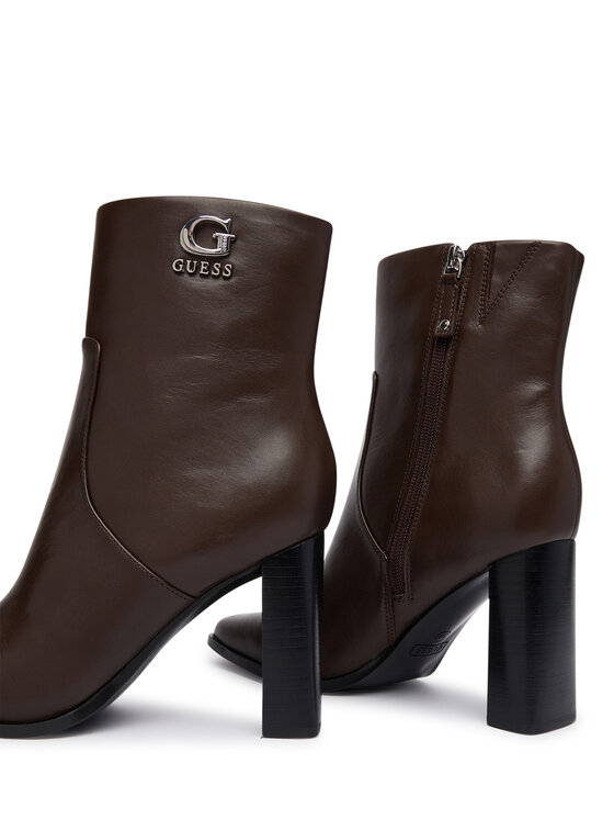 Guess Боти Guess FLFGED LEA10 Тъмнокафяв
