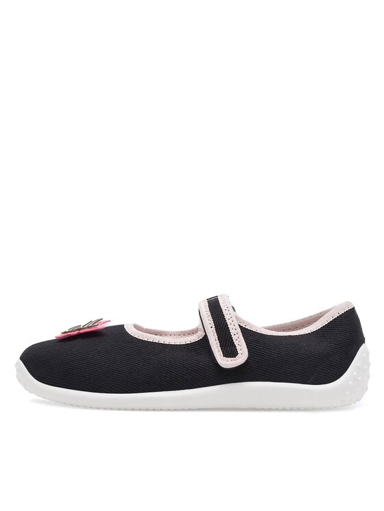 Nelli Blu Bačkory Nelli Blu BALERINKI MOTYL IV Černá