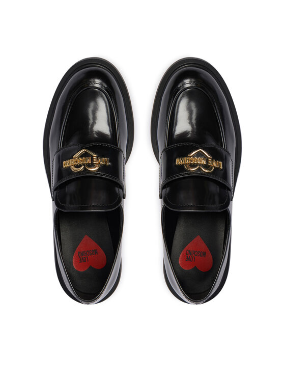 LOVE MOSCHINO Loaferai LOVE MOSCHINO JA10404G0NJD0000 Juoda