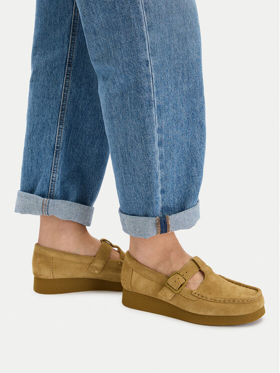 Clarks Туфлі Clarks WallabeeEVOBar 26183152 Коричневий