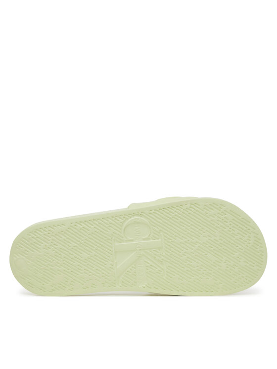 Calvin Klein Jeans Чехли Calvin Klein Jeans Slide Pu Hf Mg YW0YW01879 Зелен