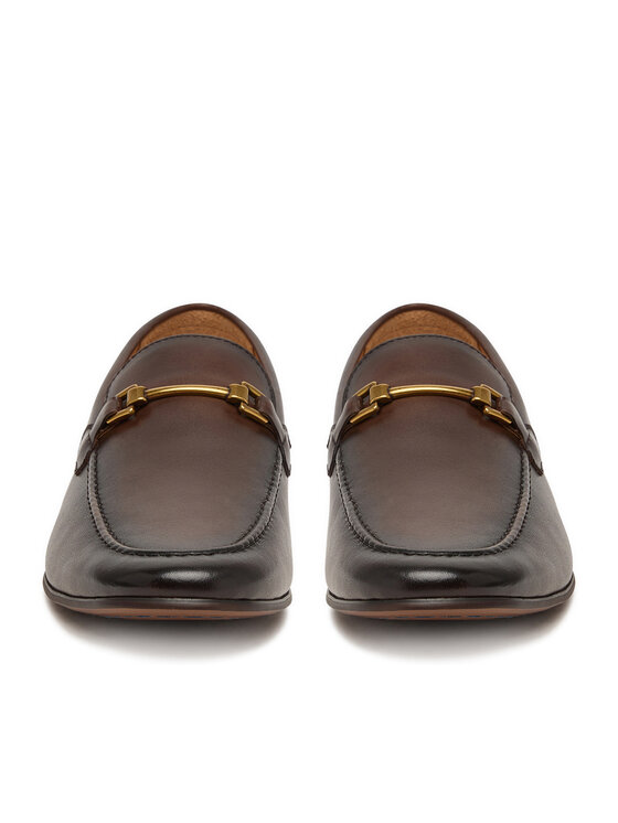 GINO ROSSI Loafers GINO ROSSI EO-BENITO-01 126AM Σκούρο καφέ