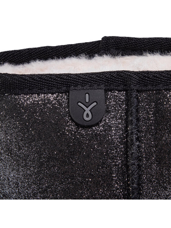 EMU Australia Sniega zābaki EMU Australia Wallaby Mini Metallic Teens T12358 Melns