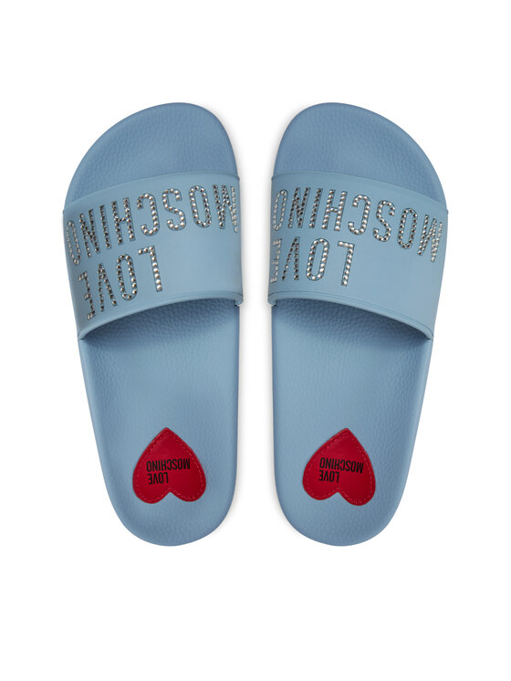 LOVE MOSCHINO Шльопанці LOVE MOSCHINO JA28122G1II13712 Блакитний
