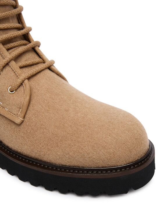 Max Mara Trzewiki Max Mara Bakerzipwk 2524796012600 Brązowy