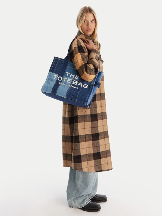 Marc Jacobs Дамска чанта Marc Jacobs The Denim Large Tote Bag H018M06FA21 Син