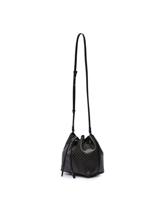 Calvin Klein Bolso Calvin Klein Emblem Aop Drawstring Bucket LV04F3785G Negro