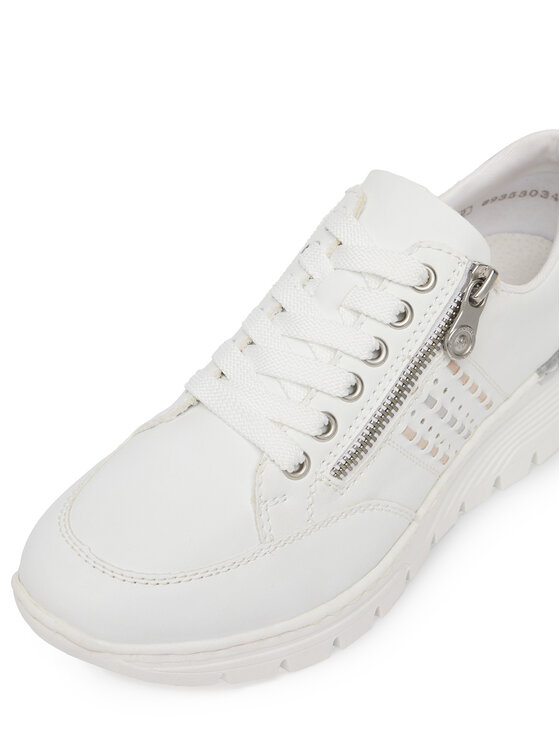 Rieker Sneakersy Rieker N8321-80 Bílá