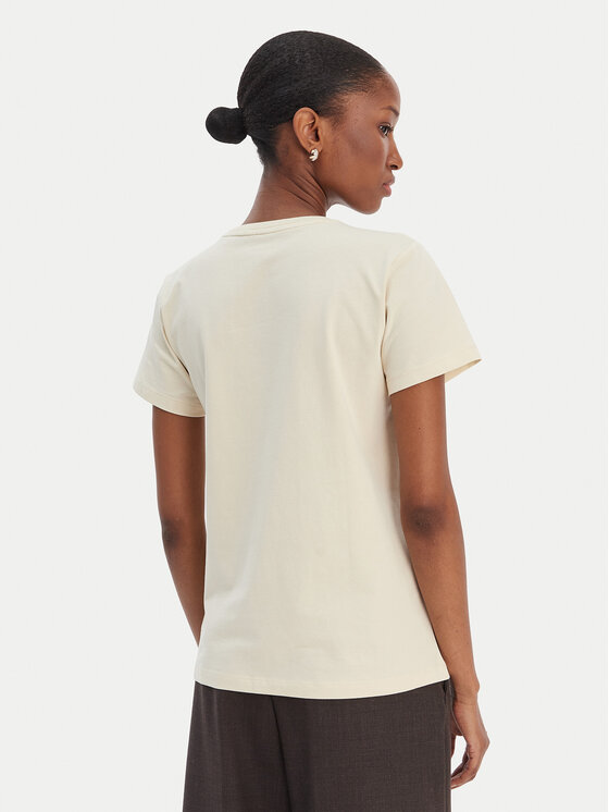 Guess Jeans Guess Jeans Camiseta W4YI10 J1314 Beis Regular Fit