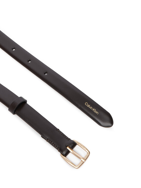 Calvin Klein Opasok Calvin Klein Essential Buckle 20Mm LV04F7111G Tmavo hnedá