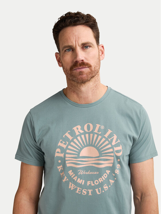Petrol Industries Petrol Industries Camiseta M-1050-TSR127 Azul Regular Fit