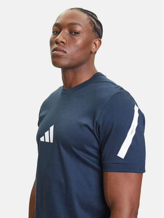 adidas adidas Футболка Z.N.E. JW4735 Cиній Regular Fit