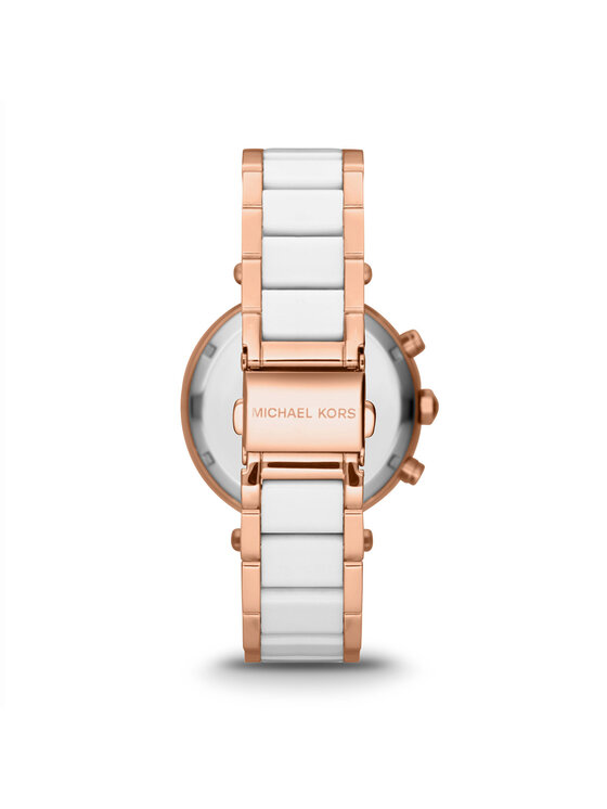 Michael Kors Pulkstenis Michael Kors Parker MK5774 Balts