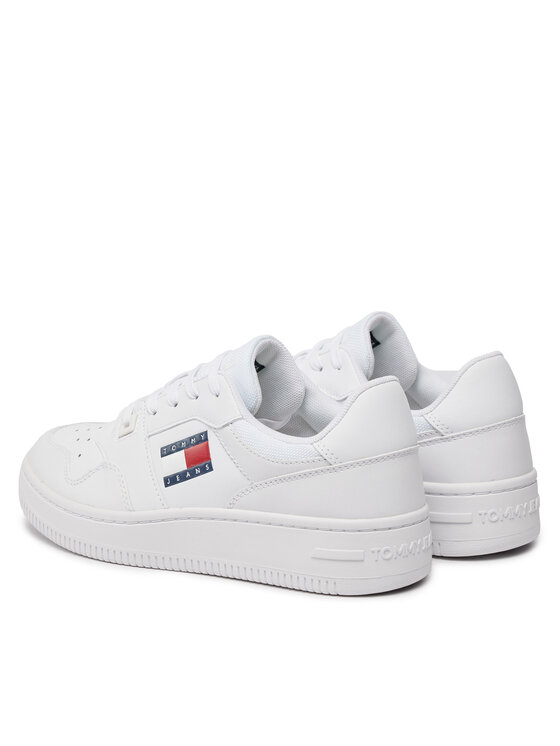 Tommy Jeans Sneakersy Tommy Jeans Tjw Retro Basket Ess EN0EN02505 Bílá