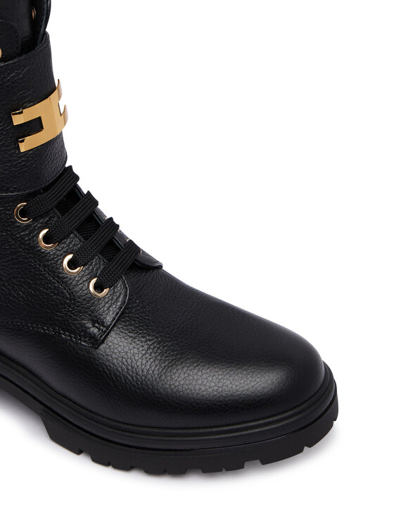 Elisabetta Franchi Šnurovacia obuv Elisabetta Franchi F4A5-E0719-1251 Čierna