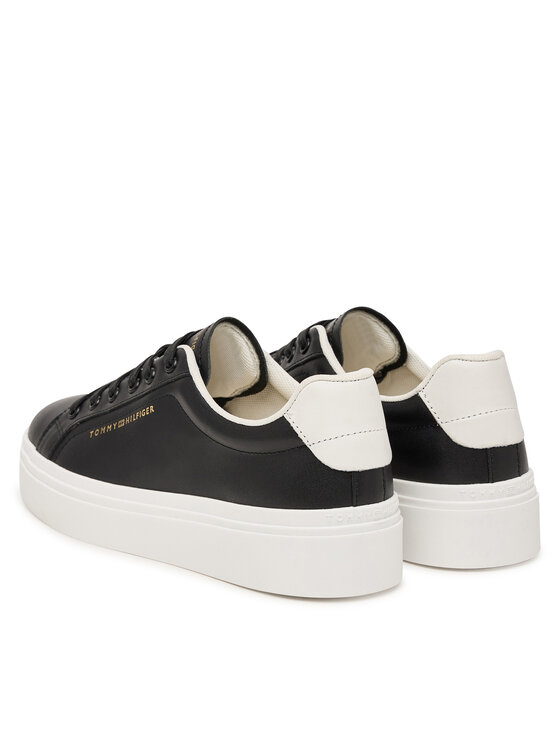 Tommy Hilfiger Superge Tommy Hilfiger Chic Cupsole FW0FW09107 Črna