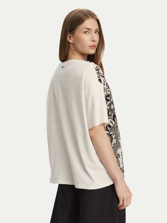 Weekend Max Mara Weekend Max Mara Футболка Pampas 2515941082 Бежевий Relaxed Fit