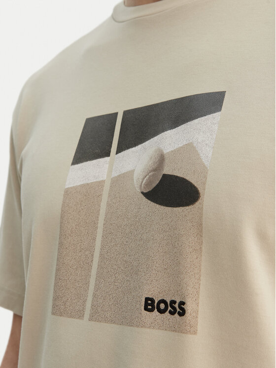 BOSS BOSS Camiseta Join 50554365 Beis Regular Fit