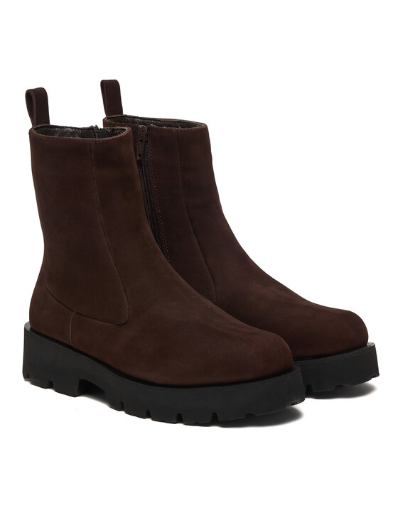 Simple Botki Simple SL-15-02-000049 Brązowy
