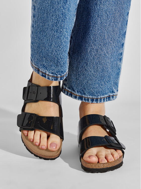 Birkenstock Nazouváky Birkenstock Arizona Birko-Flor 1005292 Černá