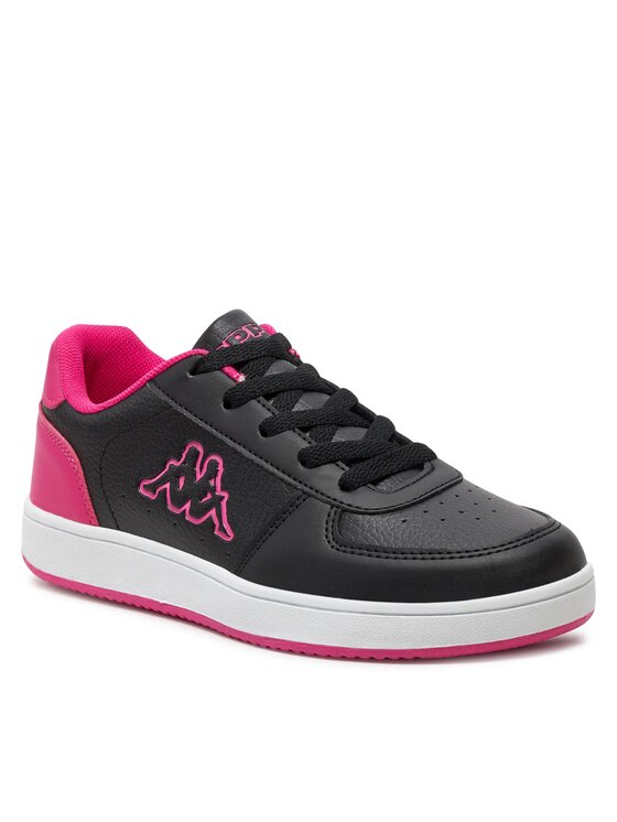 Kappa Сникърси Kappa Logo Malone Kid 371K1IW Черен