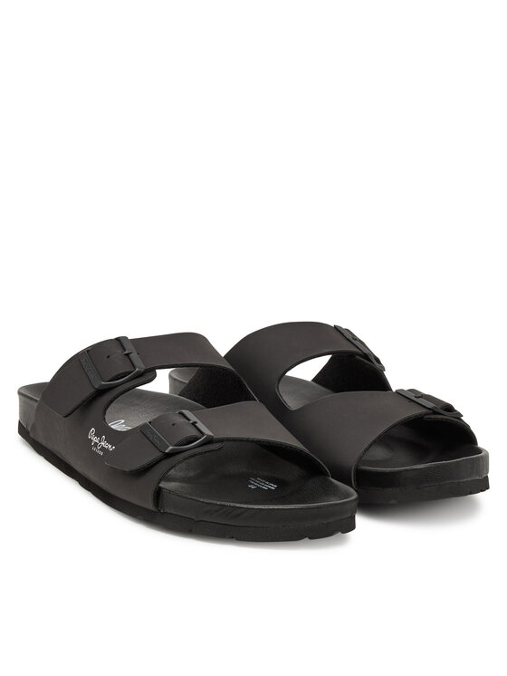 Pepe Jeans Şlapi Pepe Jeans PMS90101 Negru
