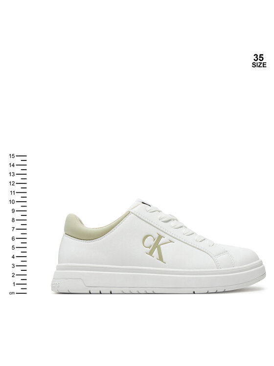 Calvin Klein Jeans Sneakers Calvin Klein Jeans Low Cut Lace-Up Sneaker V3X9-81058-1464 S Bianco