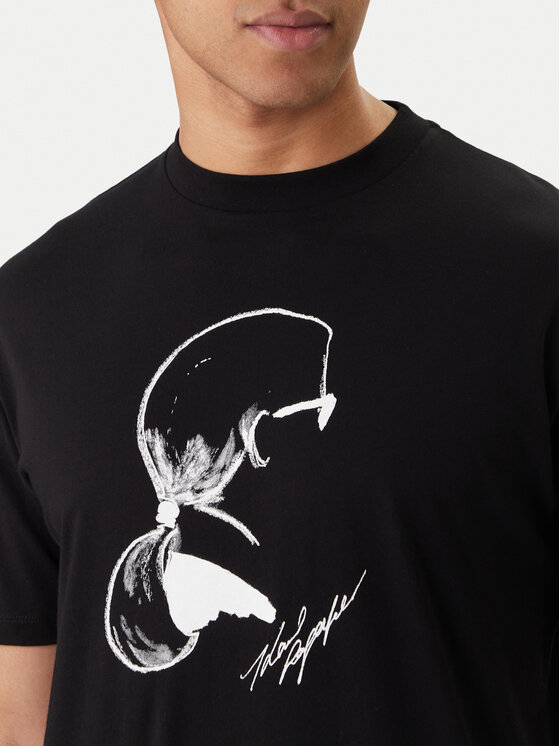 KARL LAGERFELD KARL LAGERFELD Camiseta 755146 562224 Negro Loose Fit