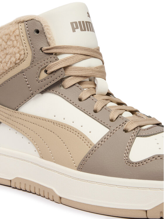 Puma Laisvalaikio batai Puma Rebound Slam Mid Cozy Jr 407728 01 Pilka