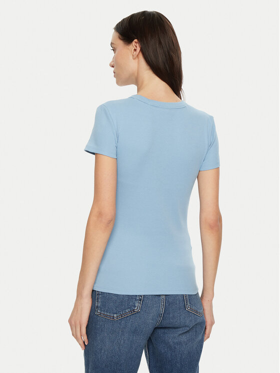 HUGO HUGO Футболка Easy 50523924 Світло-синій Slim Fit