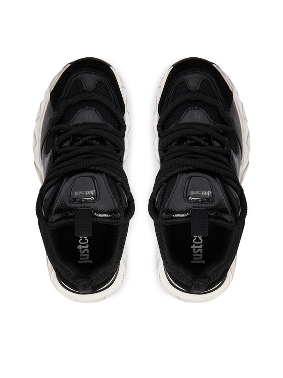 Just Cavalli Sneakersy Just Cavalli 81RA3SC1 ZSF03 Čierna