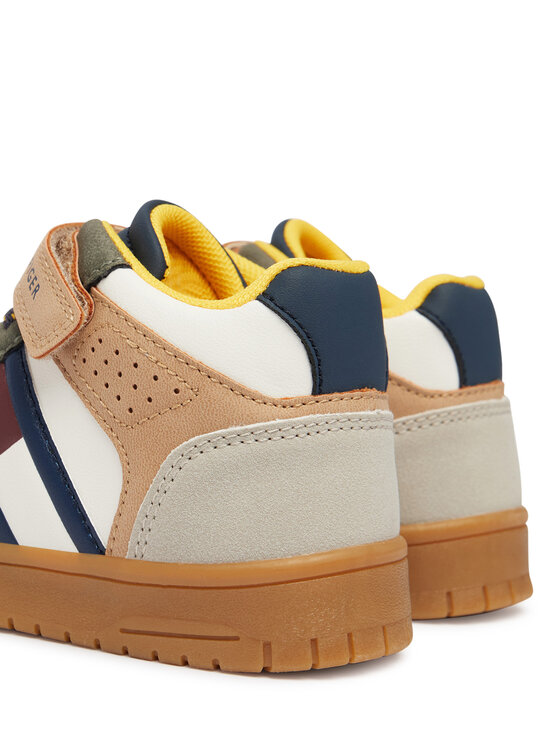Tommy Hilfiger Sneakersy Tommy Hilfiger High Top Lace-Up/Velcro Sneaker T1X9-35229-1269 M Kolorowy