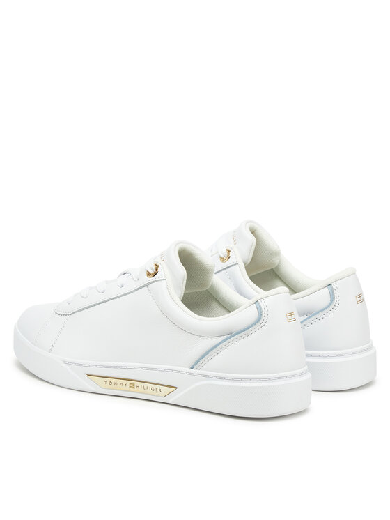 Tommy Hilfiger Sneakers Tommy Hilfiger Chic Court Sneaker FW0FW08642 Alb