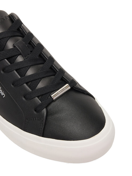 Calvin Klein Laisvalaikio batai Calvin Klein Vulc Lace Up Lth/Moire Bt HW0HW02747 Juoda