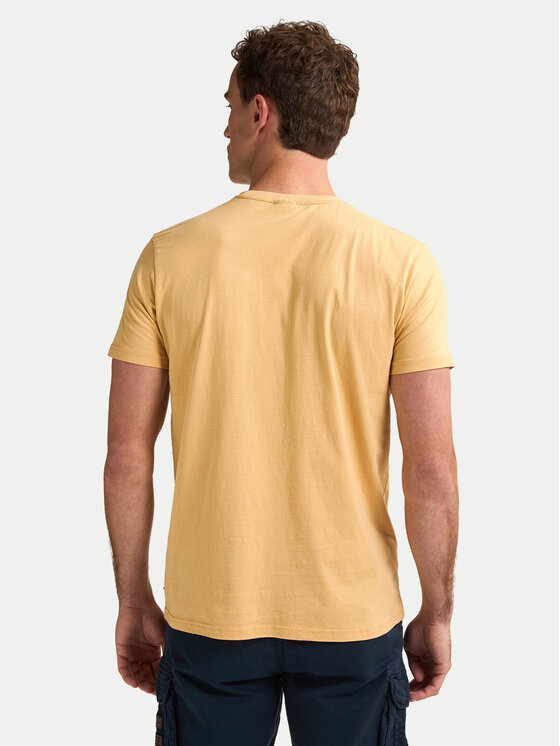 Petrol Industries Petrol Industries Camiseta M-1050-TSR707 Amarillo Regular Fit