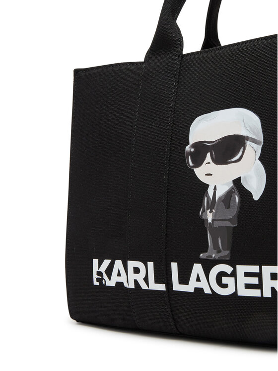 KARL LAGERFELD Kabelka KARL LAGERFELD A2W50047 Čierna