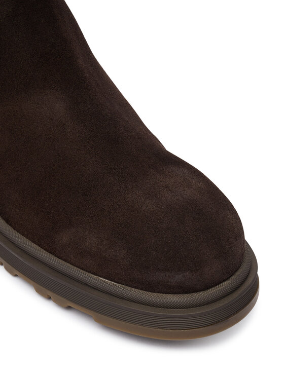 Gant Kotníková obuv s elastickým prvkem Gant 33653477 Tmavě hnědá