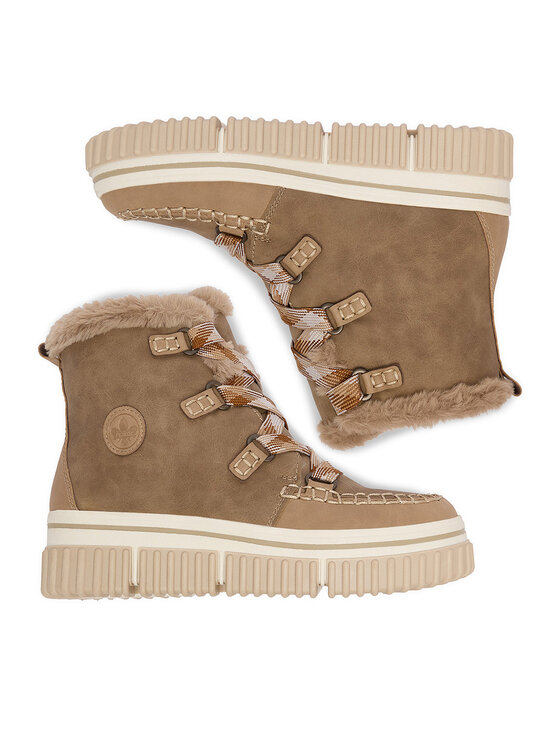 Rieker Botines planos Rieker CEO-Y6310-64 Beis