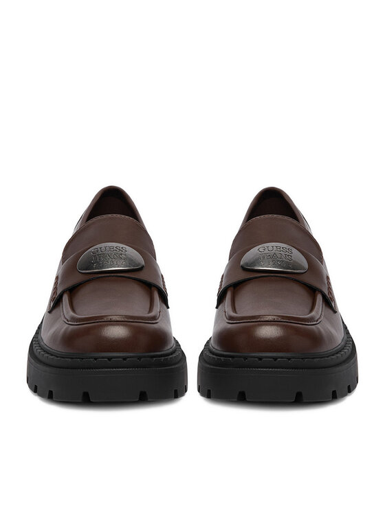 Guess Jeans Loafersy Guess Jeans CEO-WS5389S-4 Hnědá