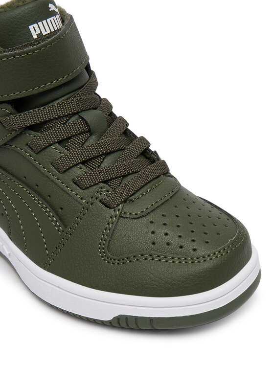 Puma Sneakersy Puma Rebound Slam Mid Wtr 40880402 Tmavo zelená