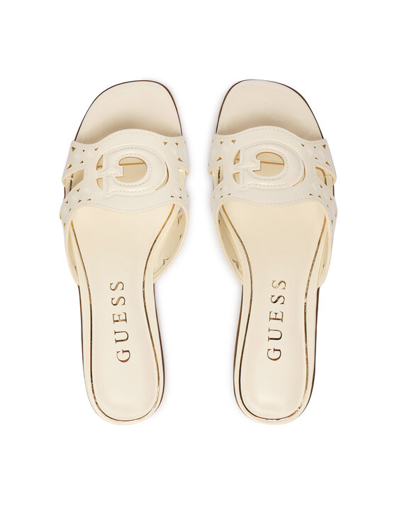Guess Шльопанці Guess FLJCIE PAF03 Кремовий