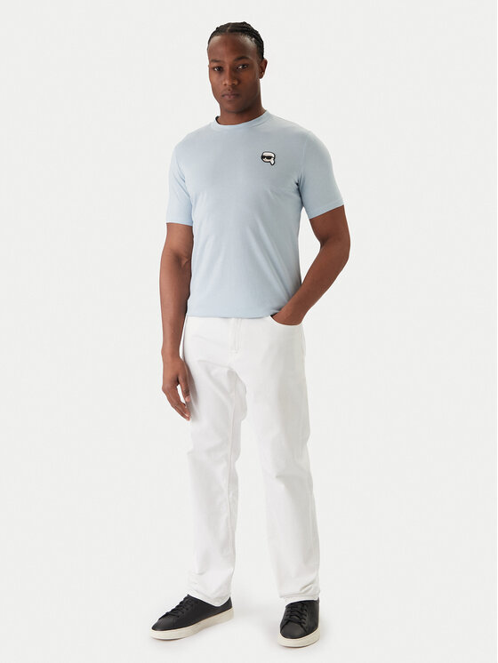 KARL LAGERFELD KARL LAGERFELD Camiseta 755710 561224 Celeste Regular Fit
