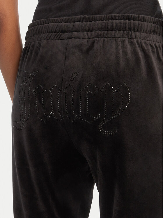 Juicy Couture Juicy Couture Pantalones de chándal Tina JCWBJ126327 Negro Straight Leg