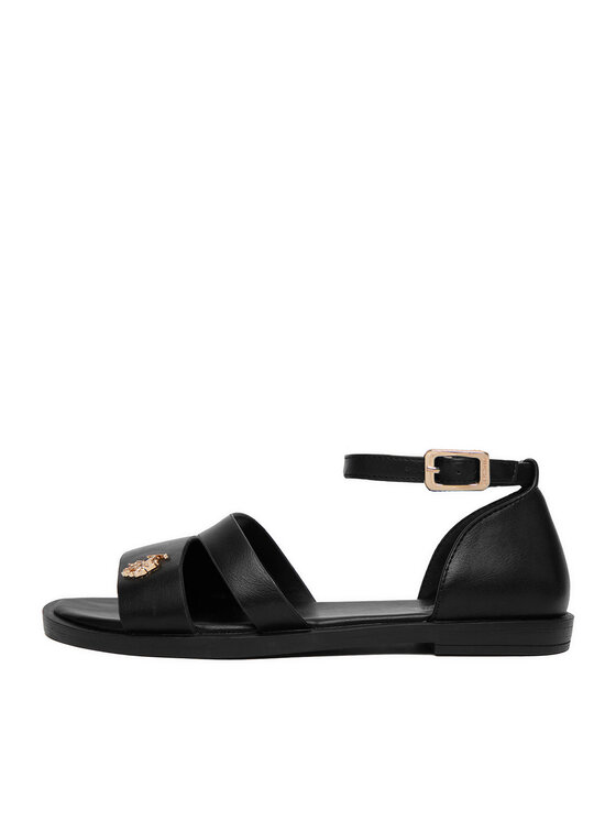 U.S. Polo Assn. Босоніжки U.S. Polo Assn. EO-CASSIE003W/6Y1 Чорний